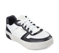 Skechers Women's Jade Best in Class Sneaker, Blanco y Negro, 38 EU