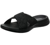 Skechers Women's On-The-go 600-16259 Slide Sandal, Black, 9 UK Wide