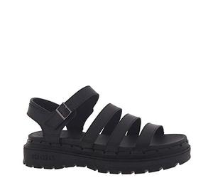 Skechers Women's Platform Fisherman Sandal, Black/Black, Numeric_11