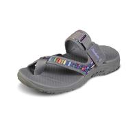 Skechers Women's Reggae-Mad Swag-Toe Thong Woven Sandal
