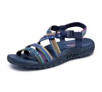 Skechers Women's Reggae-Sew Me-Boho Woven Strappy Slingback Sandal