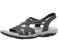 Skechers - Sandalias Reggae Slim Simply Stretch para mujer, Natural/gris pardo, 38 EU
