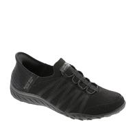 Skechers Breathe Easy para mujer Zapatillas Roll with Me, Negro -, 10 Wide