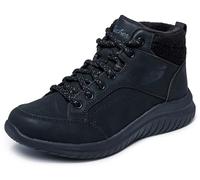 Skechers Women's Ultra Flex 2.0-Casual Mix Fashion Boot, Black, 37 EU