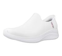 Skechers Women's Ultra Flex 3.0 All Smooth Sneaker, White, 39.5 EU