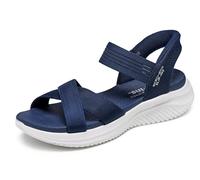 Skechers Women's Ultra Flex 3.0-Never Netter Hands Free Slip-Ins Sandal, Navy, 10