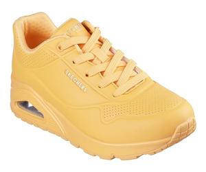 Skechers Women's Uno-Stand on Air Sneaker, Orange, 6