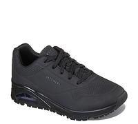 Skechers Women's Work Relaxed Fit Uno SR Sneaker, Black, 10 W