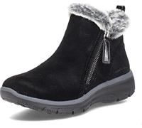 Skechers Women's Zip Bootie Fashion Boot, Black, 5