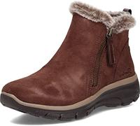 Skechers Women's Zip Bootie Fashion Boot, Chocolate, 7