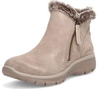 Skechers Women's Zip Bootie Fashion Boot, Mushroom, 8