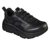 Skechers Work MAX Cushioning Elite Sr Kajus Health Care - Zapatos Profesionales para Mujer, Piel sintética Negra, 38 EU