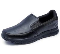 Skechers Work Men's Nampa-Groton Food Service Shoe, Black Poliuretano, 8.5 M US, Poliuretano Negro, 42 EU