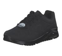 Skechers Work Relaxed Fit Uno SR Sutal, Zapatillas Hombre, Negro, 42.5 EU