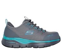 Skechers Work Slip-Resistant: Arch Fit - Ebinal en Gris/Agua, talla 35