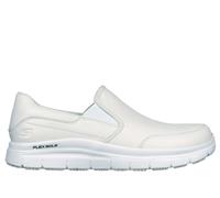 Skechers Work Slip-Resistant Relaxed Fit: Flex Advantage - Bronwood en Blanca, talla 47.5