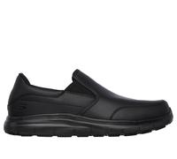 Skechers Work Slip-Resistant Relaxed Fit: Flex Advantage - Bronwood en Negro, talla 45.5