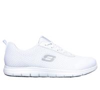 Skechers Work Slip-Resistant Relaxed Fit: Ghenter - Bronaugh en Blanca, talla 36