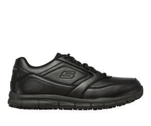 Skechers Work Slip-Resistant Relaxed Fit: Nampa en Negro, talla 42