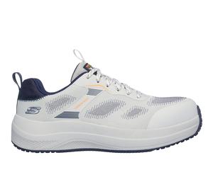 Skechers Work: Transporter Lite en Gris/Azul, talla 41.5