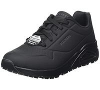 Skechers Work Uno SR, Zapatillas Mujer, Black, 38.5 EU