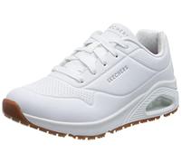 Skechers Work Uno SR, Zapatillas Mujer, White, 38.5 EU