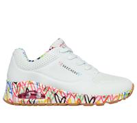 Skechers Uno Loving Love, Zapatillas Mujer, White Multicolor, 38 EU