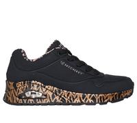 Skechers x JGoldcrown: Uno - Loving Love en Negro/Oro Rosa, talla 36
