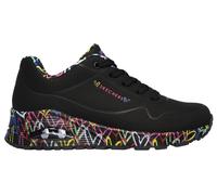 Skechers Uno Loving Love, Zapatillas Mujer, Negro, 41 EU