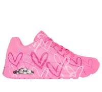 Skechers x JGoldcrown: UNO - Spread the Love en Rosa Caliente, talla 42