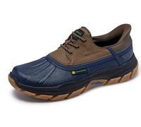 Skechers John Deere: Slip-ins Respected - Tanzier en Navy/Marrón Bronceado, talla 44