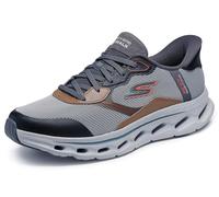 Skechers Men's Hands Free Slip-ins Go Walk Glide-Step 2.0-Zac Sneaker, Zapatillas Hombre, Gris, 45 EU