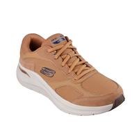 Skechers Arch Fit 2.0 The Keep, Zapatillas Hombre, Whiskey Suede/Mesh/Duraleather/Trim, 45 EU