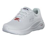 Skechers Zapatillas Arch Fit de mujer tipo running bajas en malla. Blanco 41