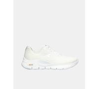 Skechers Zapatillas Arch Fit de mujer tipo running bajas en malla. Blanco 41