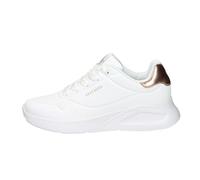 Skechers Zapatillas bajas para mujer UNO LITE Shimmer Along, para mujer, Blanco, 41 EU