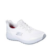 Skechers SQUAD SR, Zapatillas para Mujer, White Flat Knit, 37 EU