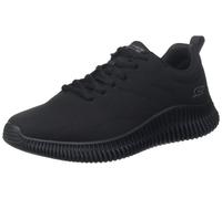 Skechers Zapatillas Bobs Geo How Debonair para Hombre, Negro PU, 47.5 EU