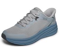 Skechers Zapatillas Bobs Skillz para hombre, Gris/Azul, 9.5