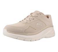 Skechers - Zapatillas Casual de Efecto Piel, Memory Foam, Cordones, Suela Goma, para: Mujer
