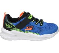 Skechers Zapatillas con Luces S-Lights: Meteor-Lights 2.0 para Niño - Deportiva Azul y Verde - Sneakers con Cordones y Velcro - Adaptive Closure - 401490N-BLBK - 25 EU