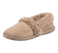 Skechers COZY CAMPFIRE TEAM TOASTY, Zapatilla baja para Mujer, Dark Taupe Microfiber Suede/ Faux Fur Line, 39 EU