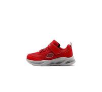 Skechers Zapatillas de Deporte para niño con Luces de meteorito, Red, 39 EU
