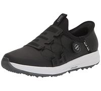 Skechers Go Elite 5 Arch Fit Waterproof Slip in Golf Shoe, Zapatillas Hombre, Negro Blanco Sin Espinas, 44 EU Ancho