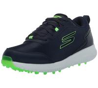Skechers Zapatillas de Golf para Hombre MAX Fairway 4 Lightweight Spikeless, Azul Marino Verde Lima, 44 EU Ancho