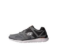 Skechers Zapatillas de Hombre Satisfaction 58350-bbk, Gris, 41.5 EU
