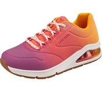 Skechers Zapatillas de Mujer UNO 2-Color Waves, Rosa, 38 EU