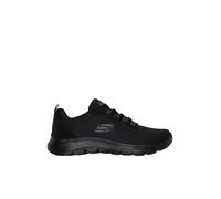 Skechers Flex Appeal 5.0, Zapatillas de Deporte Mujer, Malla Negra Y Ribete Gris, 40 EU