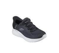 Skechers Skech-Lite Pro Natural BeautySneaker para Mujer, Ribete Blanco Textil Negro., 41 EU