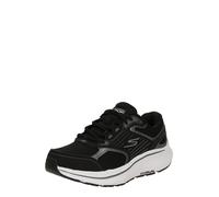 Skechers Tenis Go Run Consistent 2.0 para Mujer, Piel Negra con Ribete metálico y Ribete Blanco, 36 EU